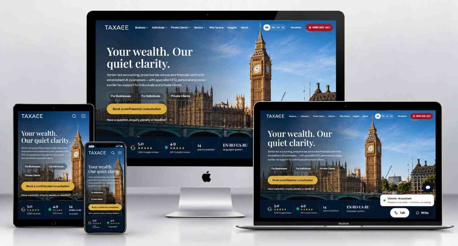 Ask Accountants UK Ltd website screenshot